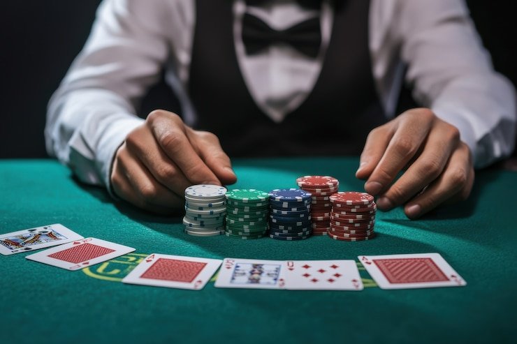 Antarmuka Permainan Dadu di aplikasi permai99 menampilkan dadu virtual dan pilihan taruhan
